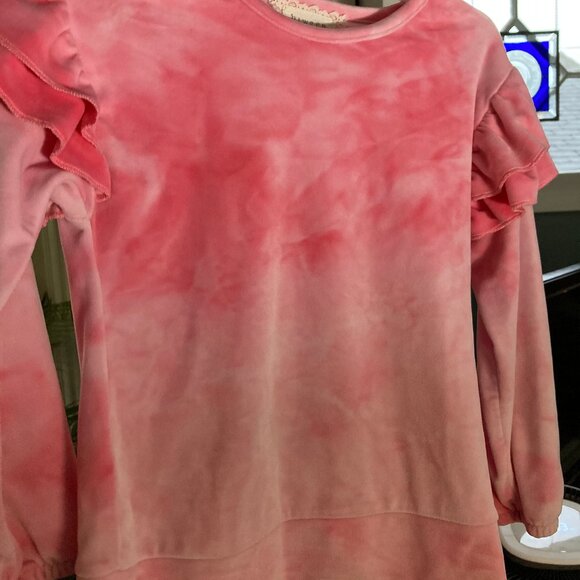 btween Girls Velor Track Suit Size 8 Pink EUC - Picture 3 of 11